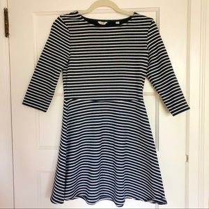 Jack Wills Striped Long Sleeve Dress